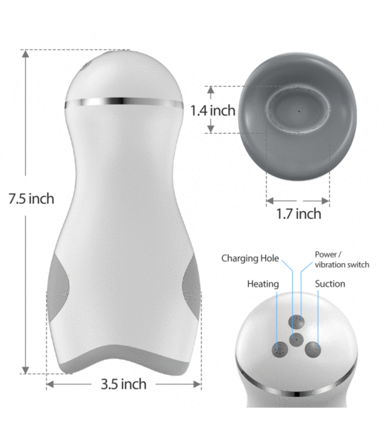 Hellofuntoys™ 42℃ Intelligent Heating Automatic Male Masturbation Cup