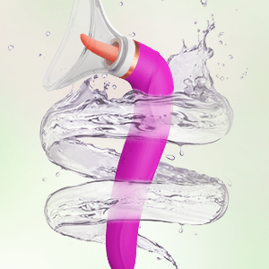 8 Suction Modes & 10 Tail Vibration Modes & 5 Licking Modes Tongue Licking Toy