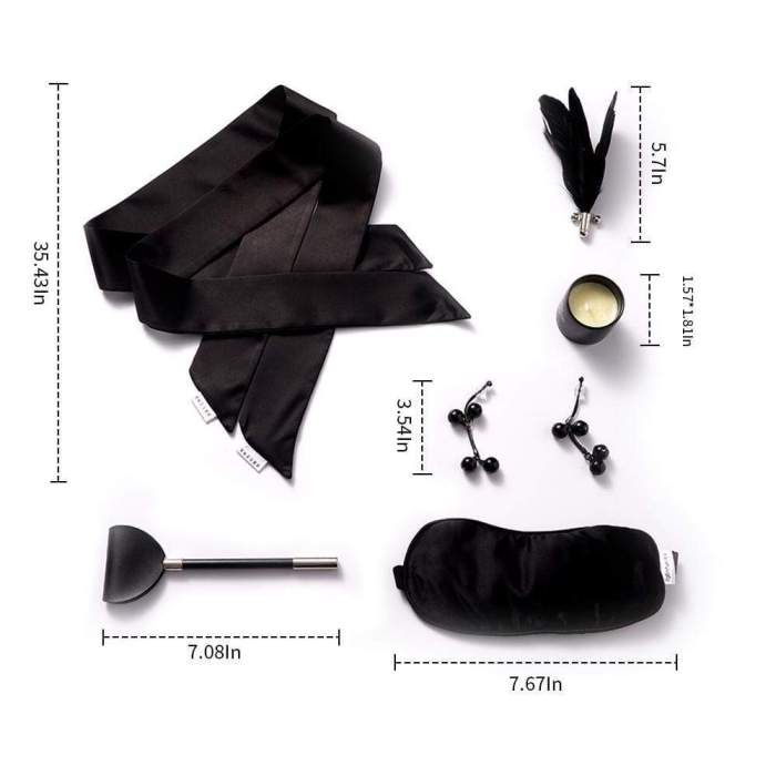 ROOMFUN Silk Bells Flirting Restraint 6-Piece Set