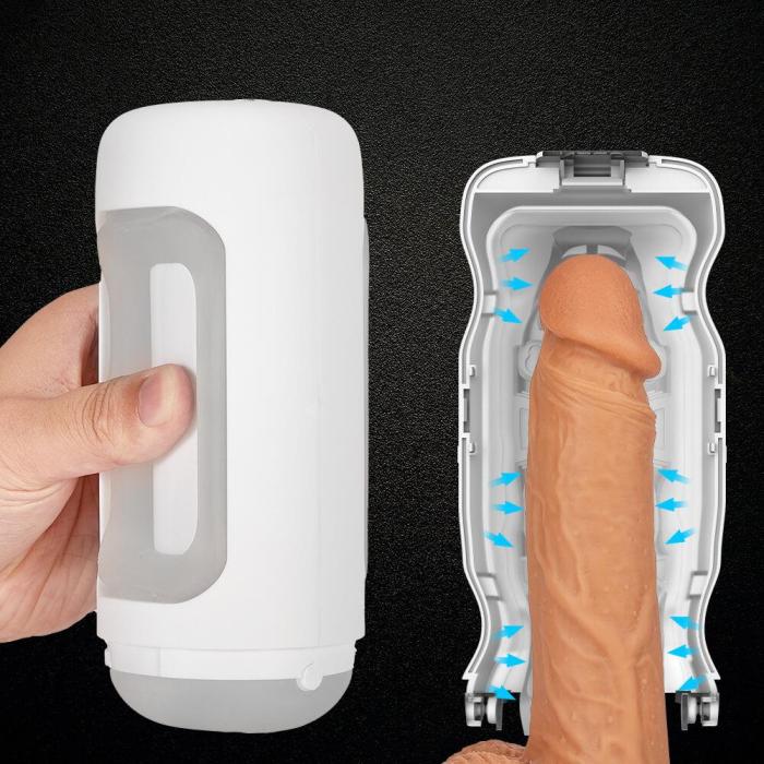 3D Transparent Channel Vacuum Suction Masturbator