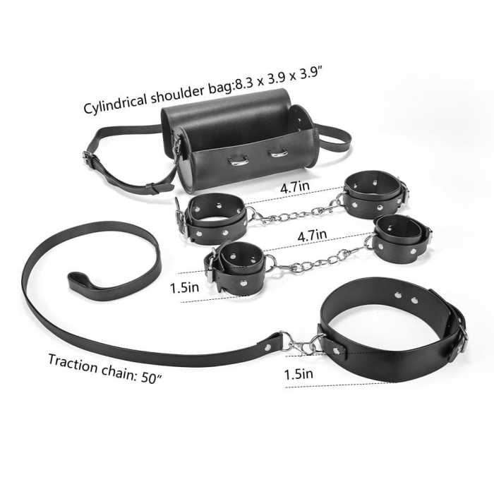 Neck Wrist Ankle Restraint Set