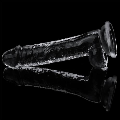7.5” Clear Realistic Dildo with Suction Cup