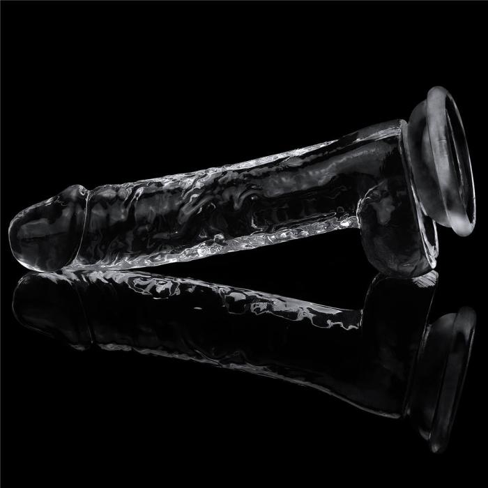 7.5” Clear Realistic Dildo with Suction Cup
