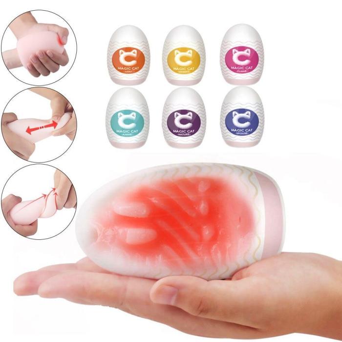 Medical Silicone Realistic Vagina Egg Sex Toys 