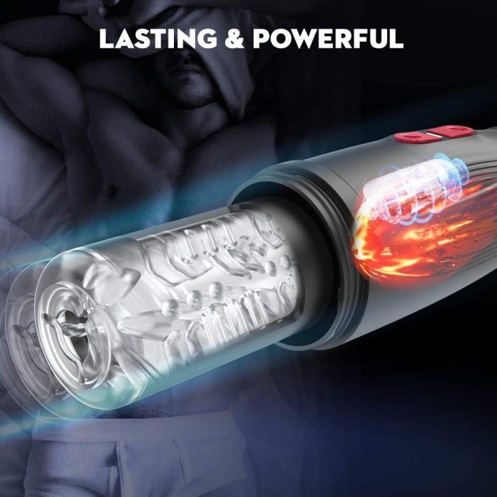 Best 2 In 1 3D Textured Vagina Hands Free Masturbator