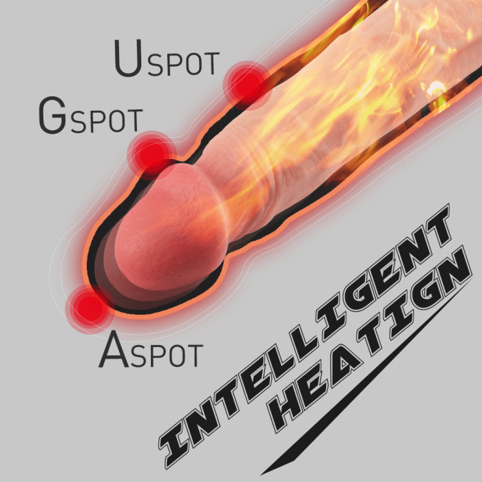 Cheap Thrusting Dildo Vibrator With Rotation And Heating Sex Toys