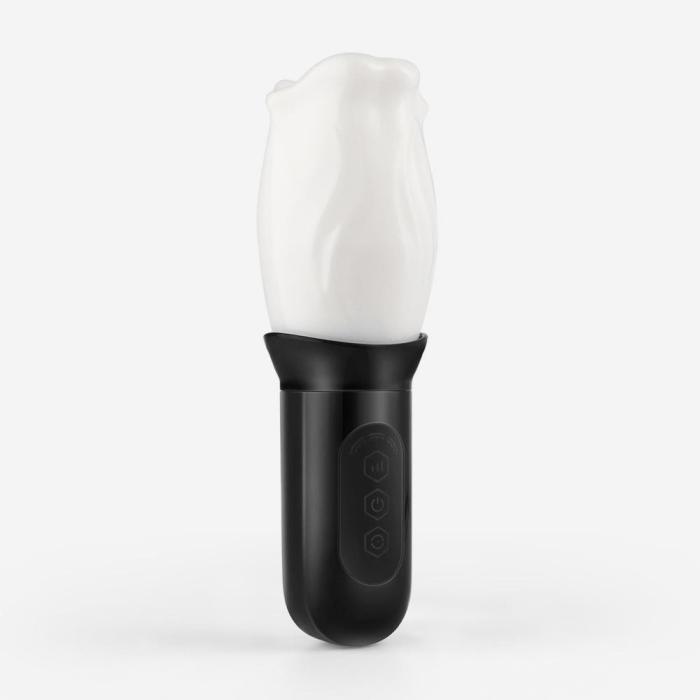 Bare Sleeve 4-frequncy Rotation 3 Speeds Oral Hands Free Masturbator