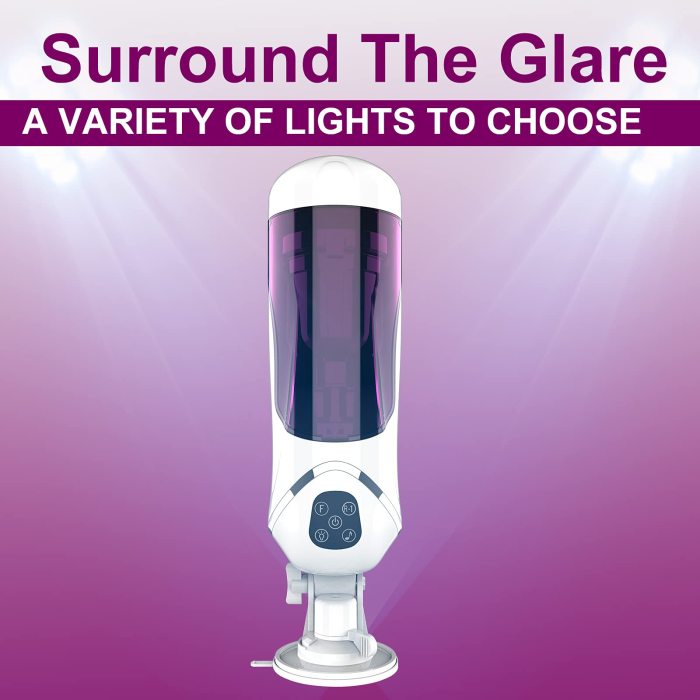  10 Vibrating Modes  High Speed and Powerful Stimulation Thrusting & Rotating Male Masturbator Cup