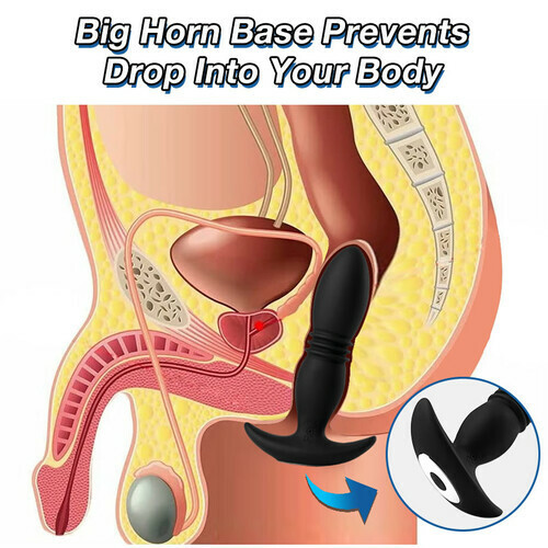 Hellofuntoys™ 3 Folds 7 Telescopic 7 Vibration Butt Plugs