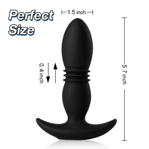 Hellofuntoys™ 3 Folds 7 Telescopic 7 Vibration Butt Plugs