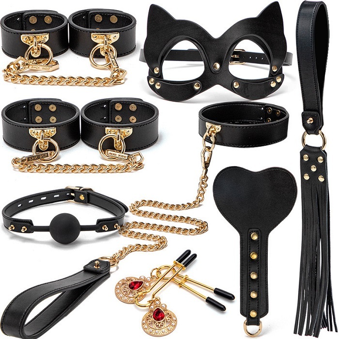 luxury 10 Piece Bondage Set
