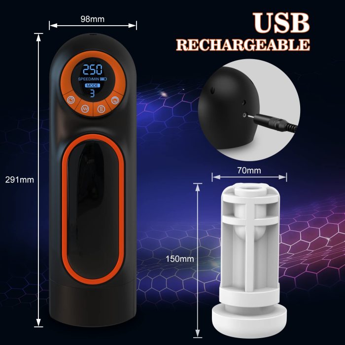 Storm-Sucking Blowjob Masturbation Stroker with Powerful Vibrating & Thrusting Mode