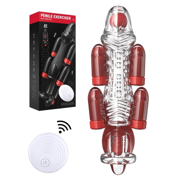 male penis head vibrator 20 Vibrating Penis Head Massager Male Masturbator Glans Vibrator Sex Toy  For Men main image 0