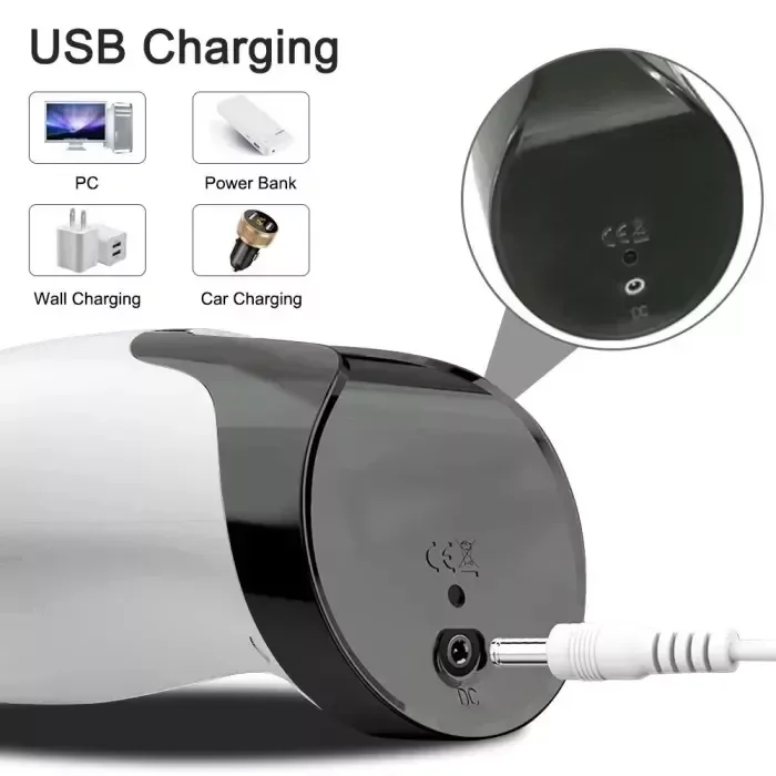 Automatic 7 Sucking and 7 Vibrating Male Masturbator