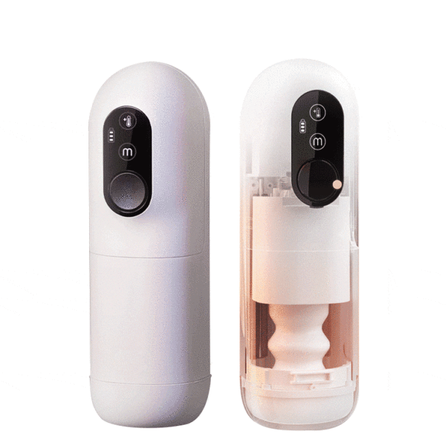 Telescopic And Automatic Heating Masturbation Cup With 4 Modes