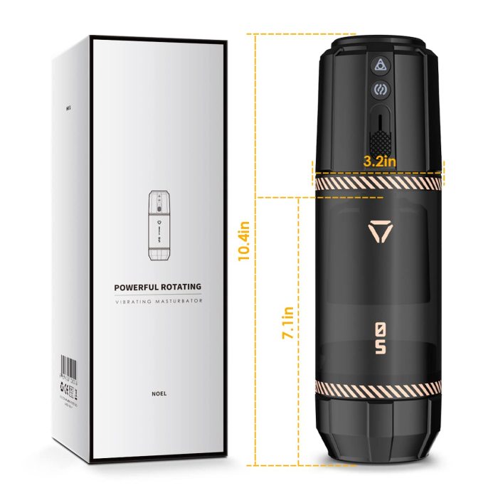 8 Thrusting & Rotating and 5 Vibrations Automatic Electric Male Masturbator Stroker