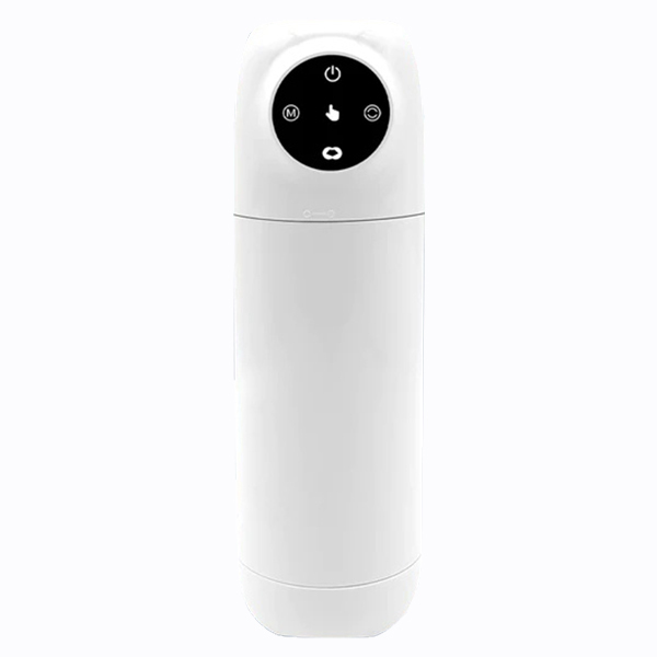 US$ 79.99 - P1 100% Waterproof Blowjob Machine Rotation Suction Heating  Function Male Masturbator