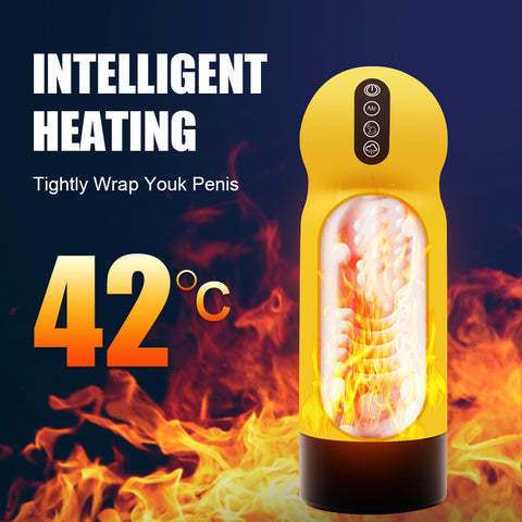 2022 Strong Penis Sucking Male Masturbator With Vibrating Heating Function