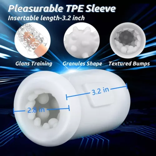 Hellofuntoys™ Automatic high frequency silent masturbator
