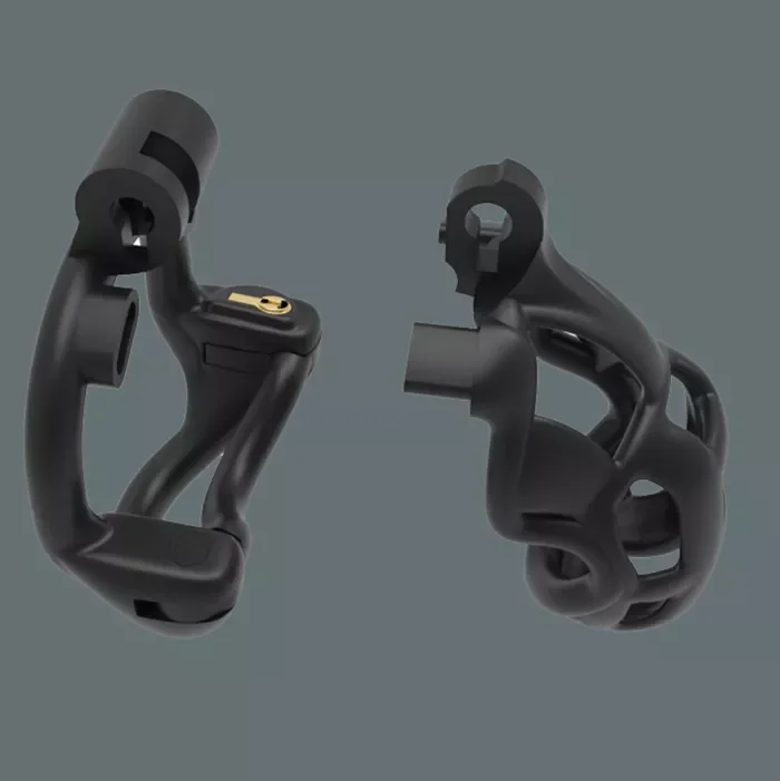 Double Lock Design Male Chastity Device