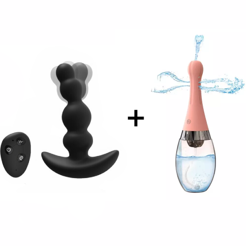 Remote Control 360° Rotating Anal Vibrator Prostate Massager