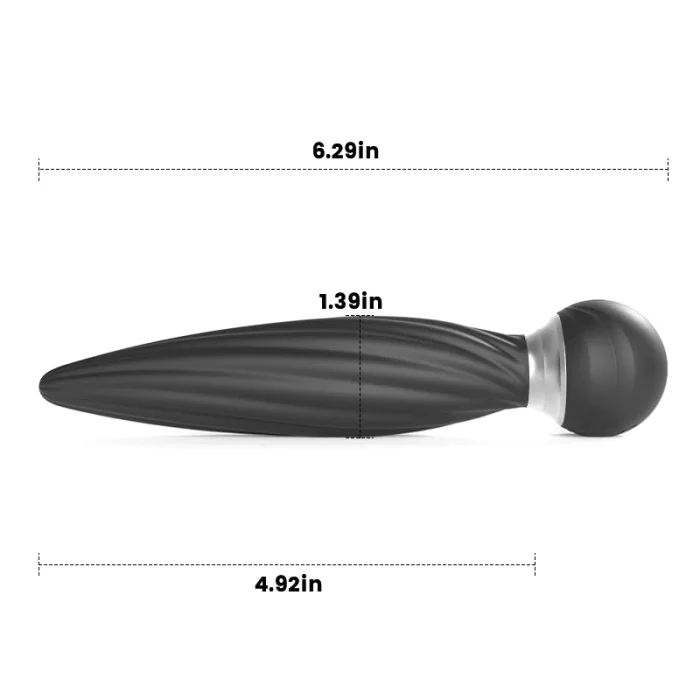 SY 7 Vibrating & 7 Head Rotating Remote Prostate Anal Butt Plug