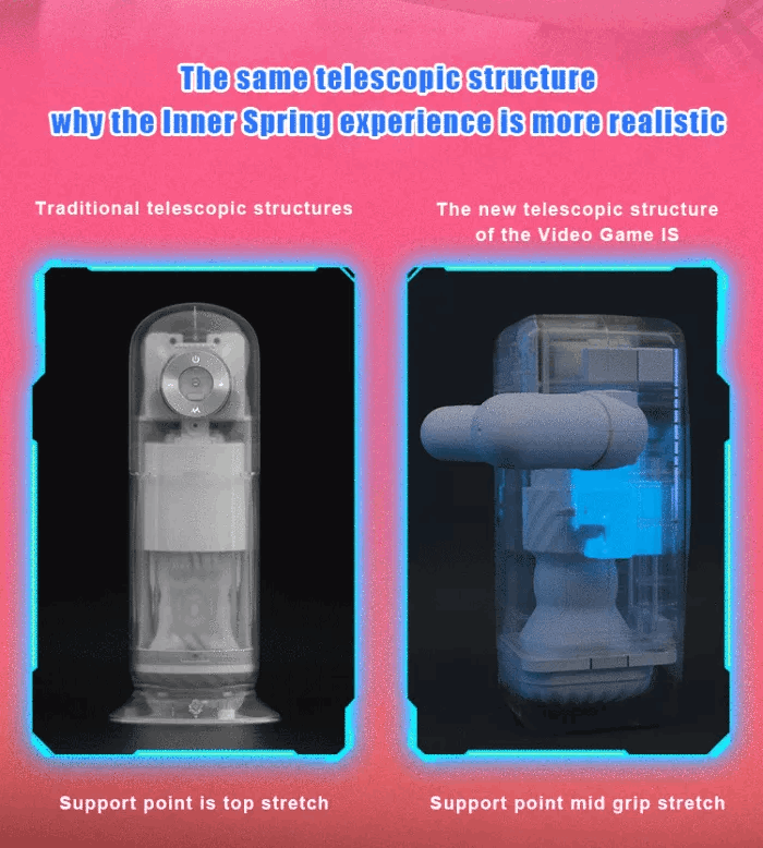 Hellofuntoys™ 2022 Newest 10 Thrusting 10 Vibrating Masturbator with Heating System