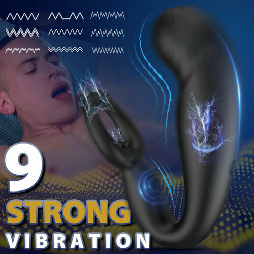 Multifunctional Vibrating Prostate Anal Plug with Remote Control