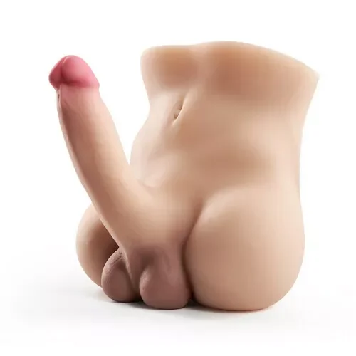 7Lb Slidable Balls Pink Glans Male Sex Doll