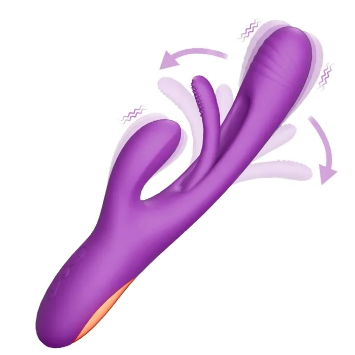 Hellofuntoys™ - Rabbit Tapping Vibrating All-In-One G-Spot Vibrator for Women