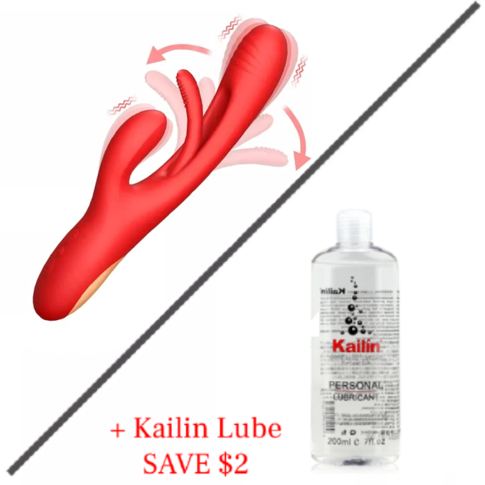 Hellofuntoys™ - Rabbit Tapping Vibrating All-In-One G-Spot Vibrator for Women