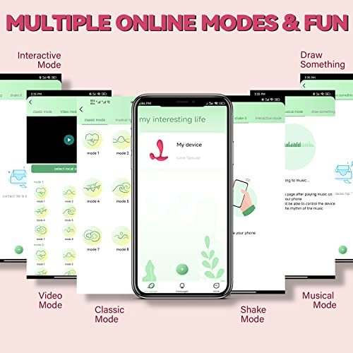 App-Controlled G-Spot Vibrator for Women, 9 Vibration Modes, Waterproof and Rechargeable