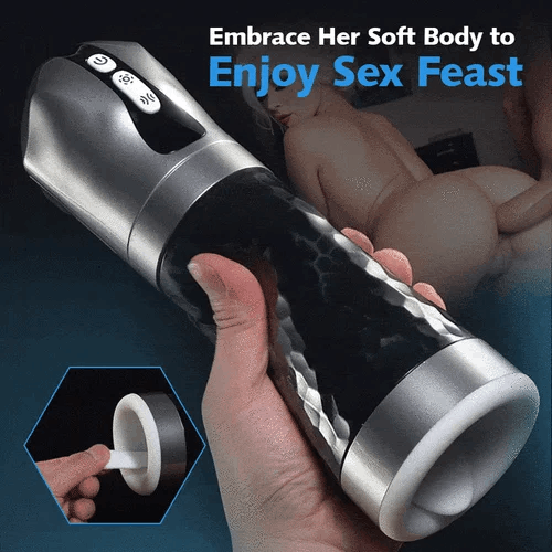 Harley 5 Squeezing Sucking 10 Vibrating Masturbators Male Sex Toys