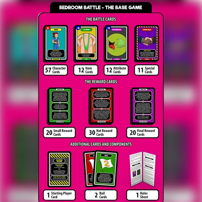 Hellofuntoys™ Bedroom Battle Game Sex Cards Game For Couples
