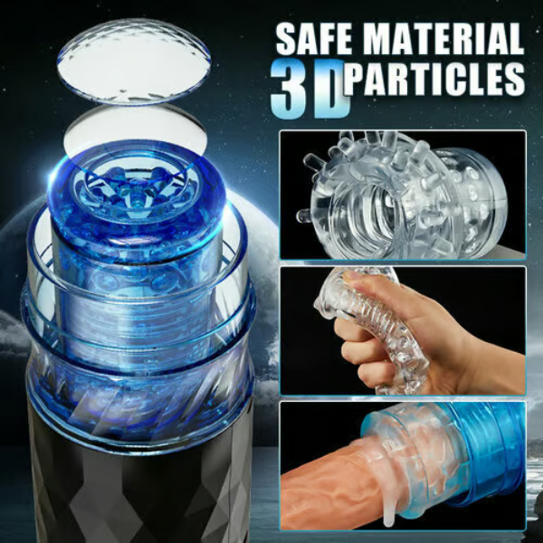 Hellofuntoys™ Hand-Free 7 Expansion Rotating Voice Function Masturbator Cup