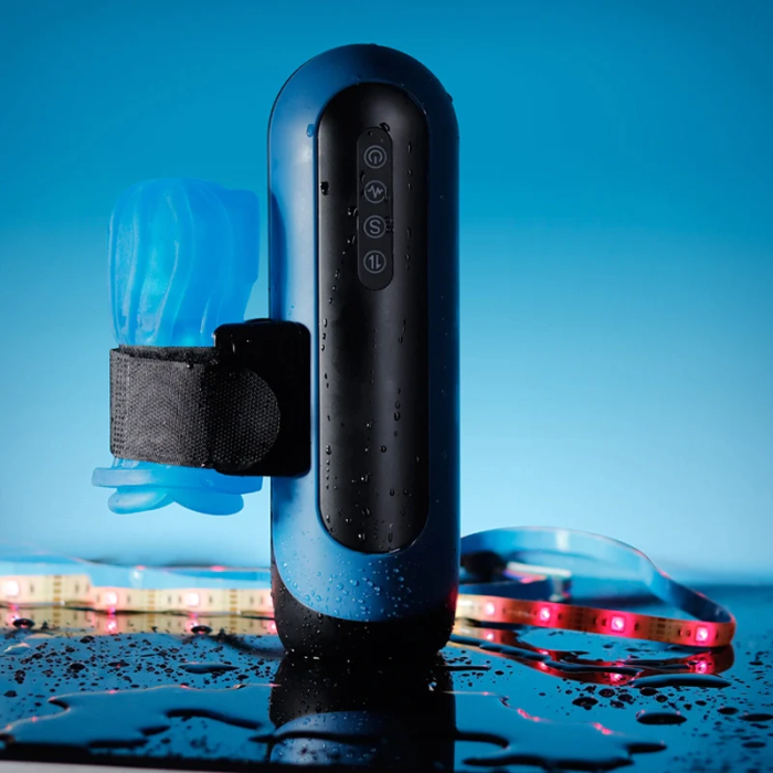 Hellofuntoys™ External Auto Stroker Thrusting Vibrating Multi Adapteable Low Noise