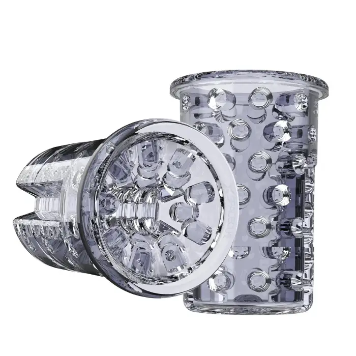 Hellofuntoys™ Rotating Thrusting Double Side Handle Male Stroker XSPACECUP