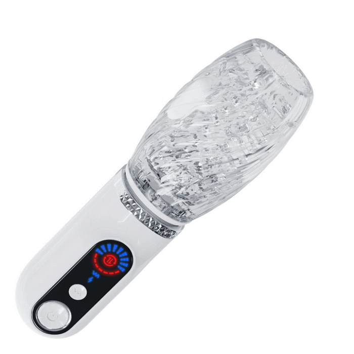 US$ 72.59 - Typhoon - Auto Telescopic Rotation Male Masturbation Cup With  Dual Vibration