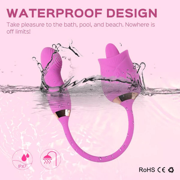 Momo - Rose Clit Licker & Tapping Egg Vibrator