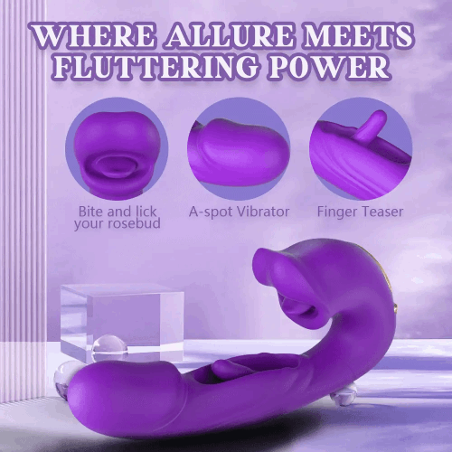 Hellofuntoys™ G Spot Vibrator: 7 Modes for Clitoral Stimulation, Thrusting Dildo & Anal Play