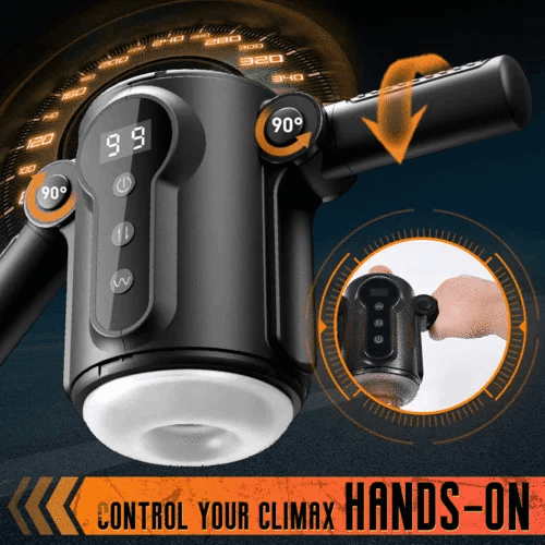 9 Thrusting & Vibrating Massage Training and Masturbation 2 IN 1 Sex Toy