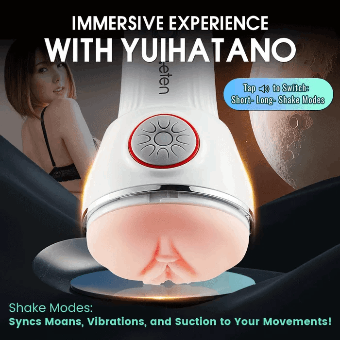 10 Squeezing Sucking Vibrating Sensations Free Lube Male Sex Toy