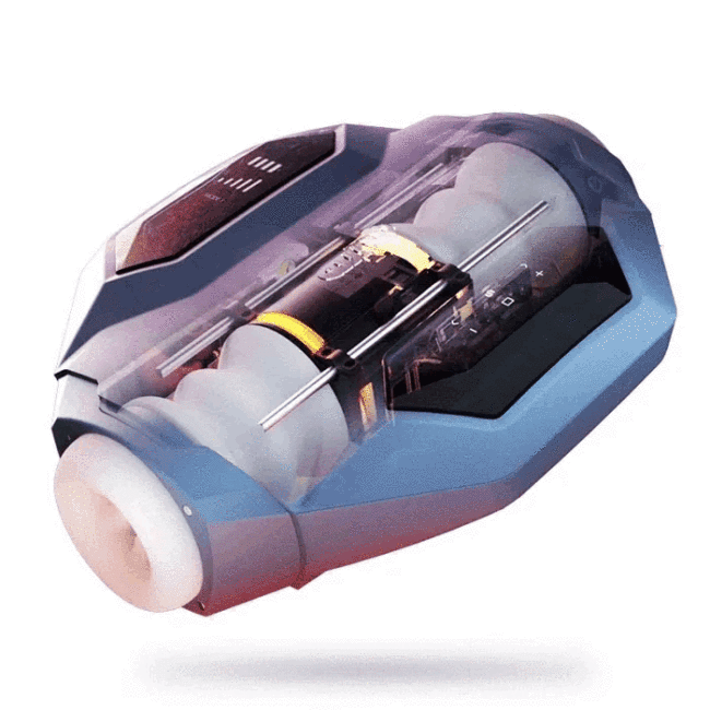 Hellofuntoys™ 2024 Spaceship Thrusting Sucking Heating Male Stroker Dual Opening