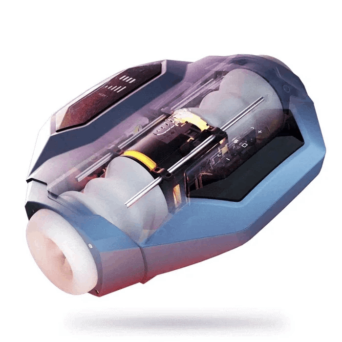 Hellofuntoys™ 2024 Spaceship Thrusting Sucking Heating Male Stroker Dual Opening