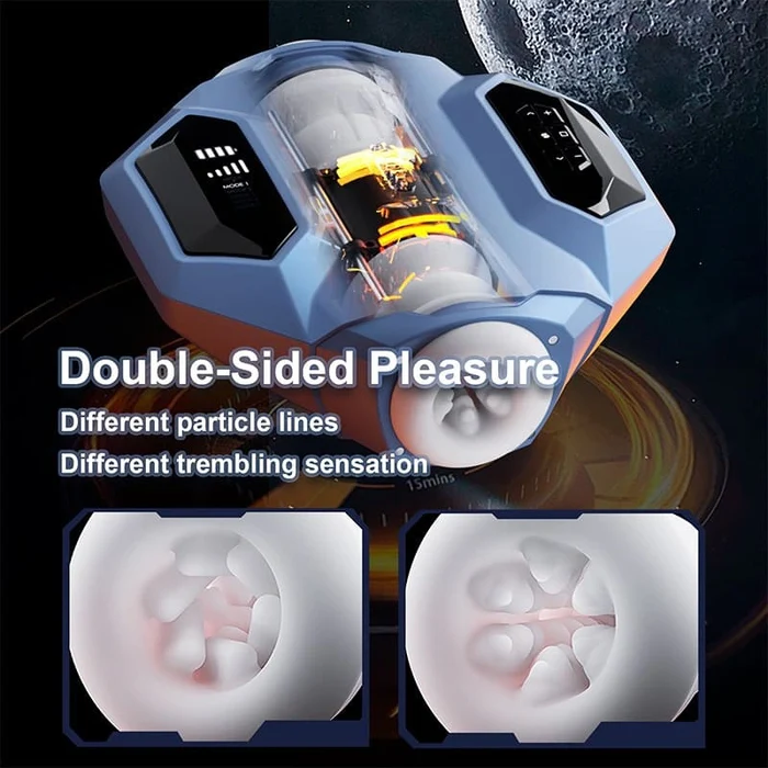 Hellofuntoys™ 2024 Spaceship Thrusting Sucking Heating Male Stroker Dual Opening