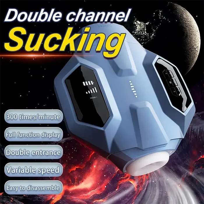 Hellofuntoys™ 2024 Spaceship Thrusting Sucking Heating Male Stroker Dual Opening
