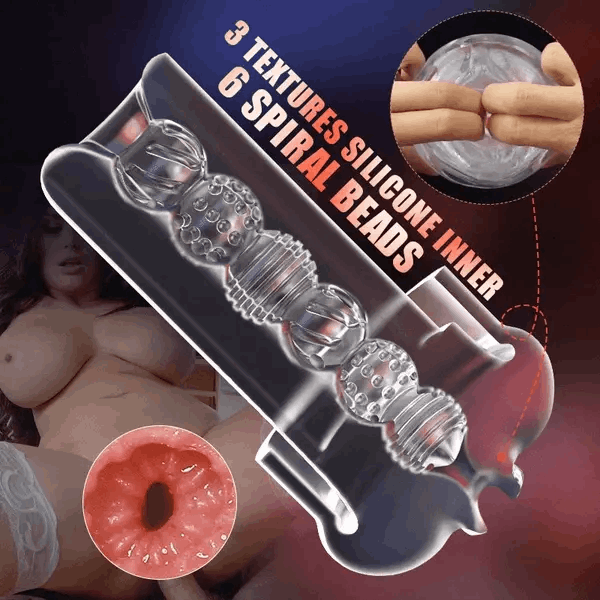 Hellofuntoys™ 9 Vibrating 9 Sucking Male Masturbator Penis Enlargement Pump