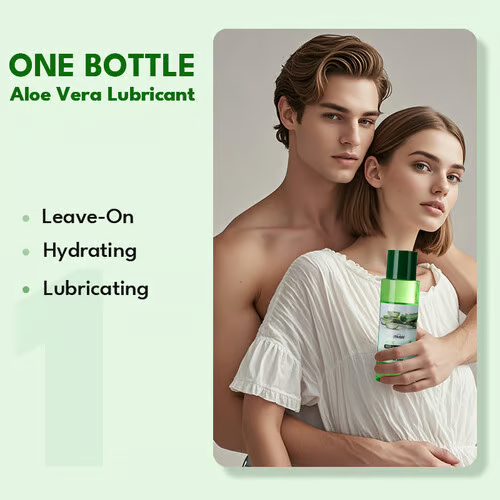 Hellofuntoys Water-Based Lubricant Aloe Vera Moisturizing 120ml 4 Fl Oz