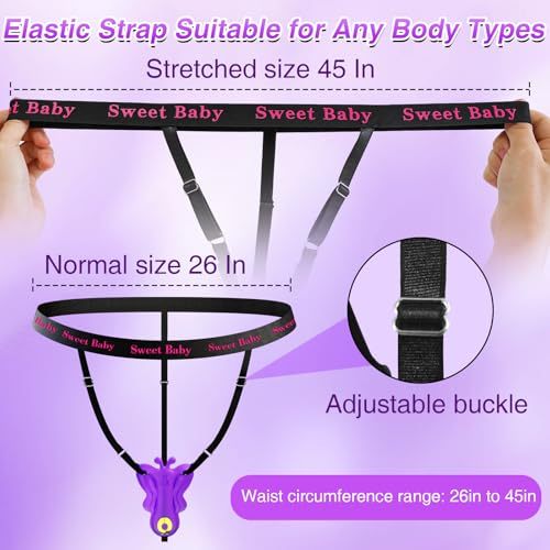 Wearable Thong Panty Vibrator with 9 Modes, APP & Remote Control, Discreet Clitoris Stimulator for Women and Couples