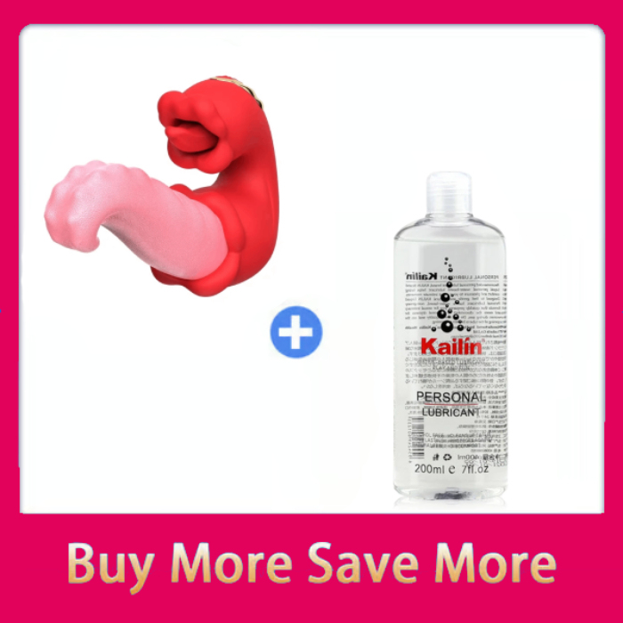 Hellofuntoys™ Twin Rose Thrusting G Spot Vibrator - Tongue Teasing & Vibrating
